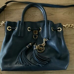 Michael Kors Black Leather Handbag